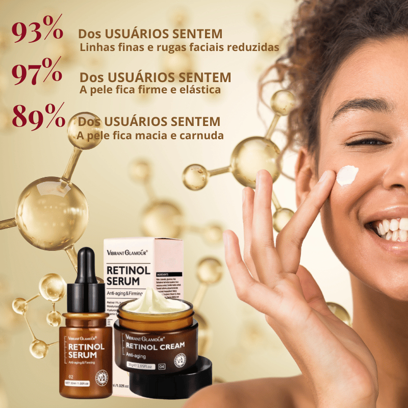 Sérum Facial de Retinol - Lifting e Antienvelhecimento