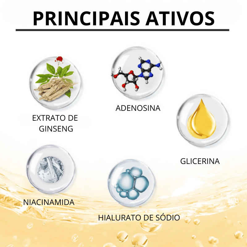 Tônico Facial Hidratante de Ginseng,  Hidrate, ilumine e Reduza Linhas Finas