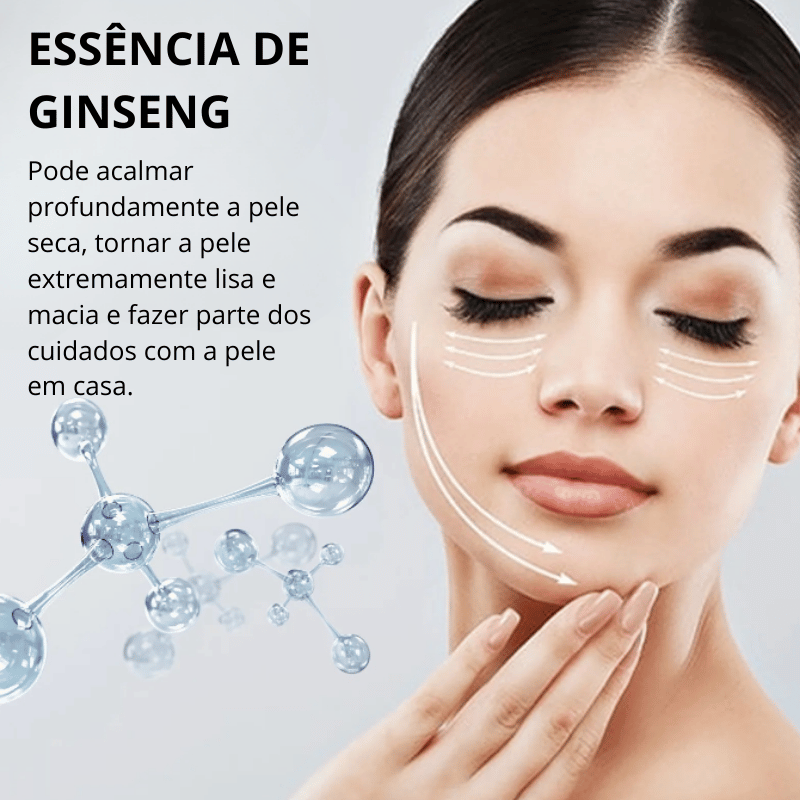 Tônico Facial Hidratante de Ginseng,  Hidrate, ilumine e Reduza Linhas Finas