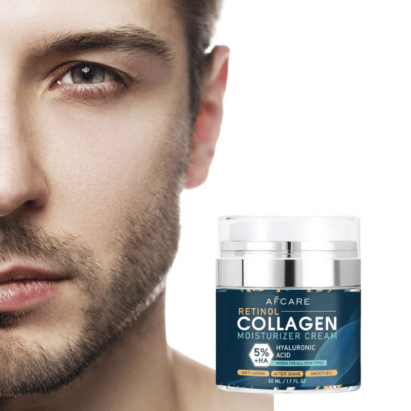 Creme Retinol e Colágeno – Hidratação e Antirrugas Pele Masculina