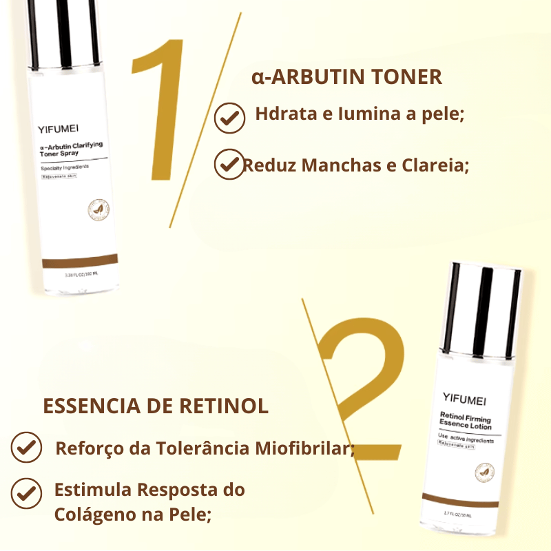 Kit Anti-Idade Completo Retinol e Colágeno