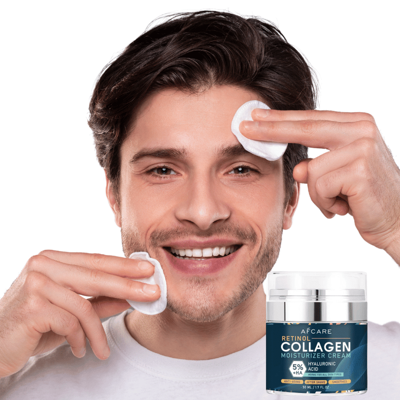 Creme Retinol e Colágeno – Hidratação e Antirrugas Pele Masculina