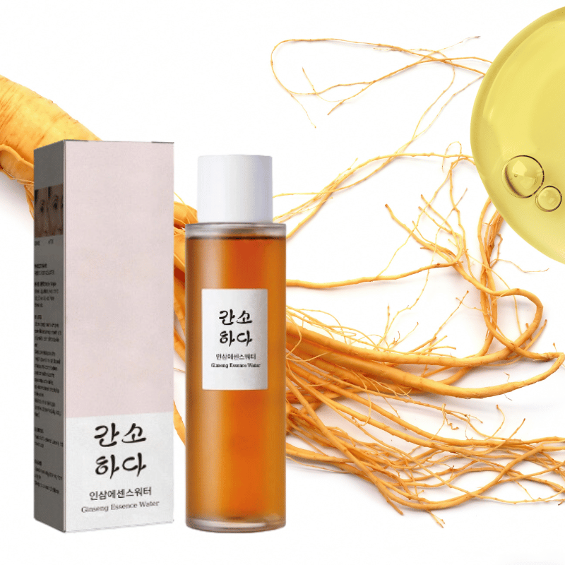 Tônico Facial Hidratante de Ginseng,  Hidrate, ilumine e Reduza Linhas Finas