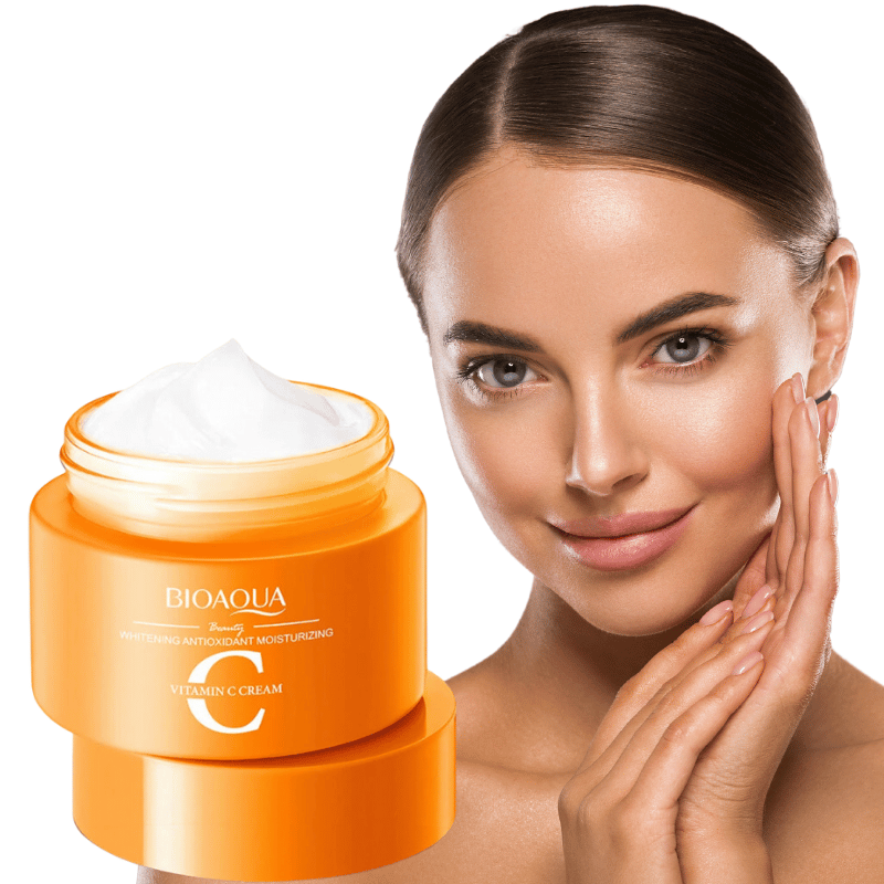 Creme Facial com Ácido Hialurônico e Vitamina C