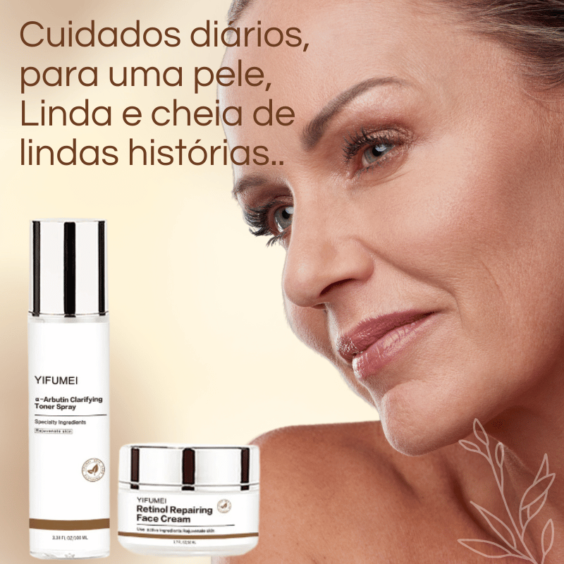 Kit Anti-Idade Completo Retinol e Colágeno