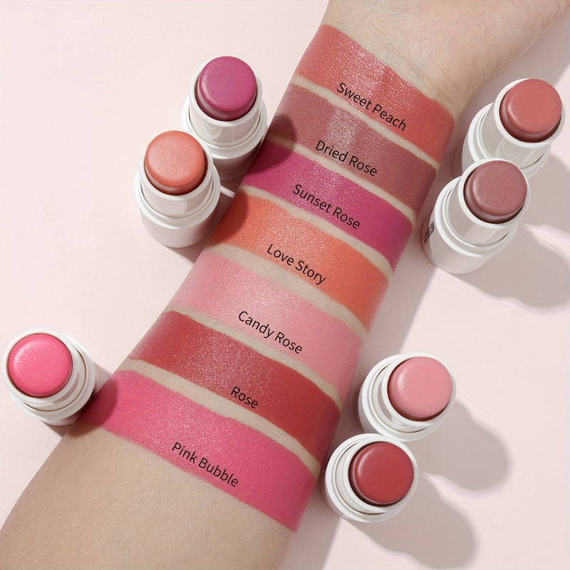 Blush em Bastão Creme 3 em 1 A Prova D'água