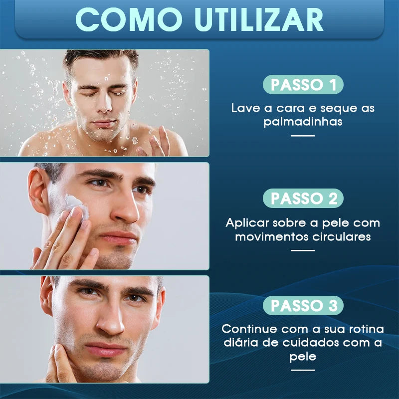 Creme Retinol e Colágeno – Hidratação e Antirrugas Pele Masculina