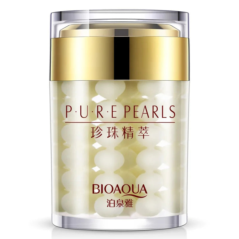 2 pçs bioaqua puro pérola creme facial hidratante pele endurecimento hidratante creme facial beleza saúde cuidados com a pele